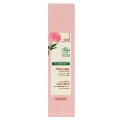 Klorane Pivoine Crème Légère Apaisante Bio - 40ml 