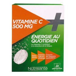 Vitamine C 500mg Effervescente- 24 comprimés