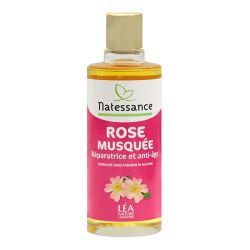 Natessance Huile de Rose Musquée Réparatrice Et Anti-Âge - 100 ml