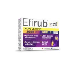 Efirub Jour / Nuit - Boîte de 15 gélules Jour + 5 gélules Nuit