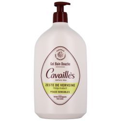 Gel Bain Douche Zeste de Verveine Peaux Sensibles QUOTIDIEN - 1 L