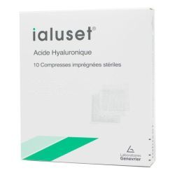 Ialuset Compresse Imprégnée - 10x10cm x 10