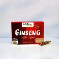 Ampoules Ginseng et Gelée royale - 30 ampoules