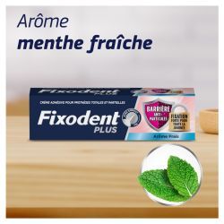 Crème Adhésive pour Prothèses Barrière Anti-Particules + Fixation Forte pour toute la journée - 40 g
