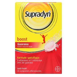 Supradyn Boost, 20 comprimés effervescents