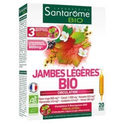 Jambes Légères Bio - 20 ampoules