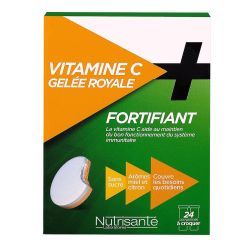 Fortifiant Vitamine C + Gelée royale - 24 comprimés