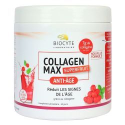 Biocyte Beauty Food Collagen Max Fruits Rouges-Menthe - 260 g