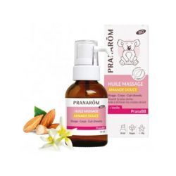 PranaBB Huile massage amande douce bio - 30ml