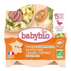 Menus Panais du Centre-Val de Loire Petits pois Canard fermier de nos Régions - 260g
