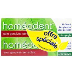 Boiron HOMEODENT soin gencives sensibles Chlorophylle - 2x75ml