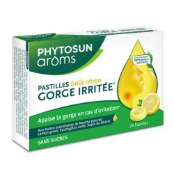 Respiration - Pastilles Gorge Irritée Goût Citron