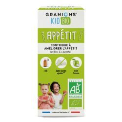 Kid Bio Appétit - Solution Buvable Aux Plantes Goût Pomme - 125 ml