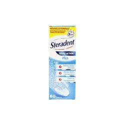 Steradent Triple Action Plus - 60 Comprimés