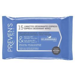 Lingettes Déodorantes - 15 lingettes