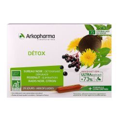 Arkopharma Arkofluides Détox Bio - 20 Ampoules