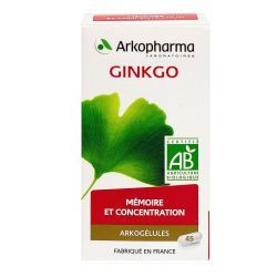 Arkopharma Arkogélules Ginkgo Bio - 45 Gélules