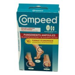 Pansements ampoules assortiment - 10 pansements