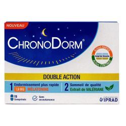 Chronodorm Double Action Mélatonine - 15 comprimés