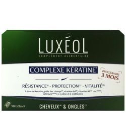 Complexe Kératine Cheveux et Ongles - 90 gélules