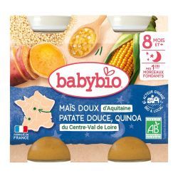 Menus Du Soir Maïs doux d'Aquitaine Patate douce Quinoa - 2x200g
