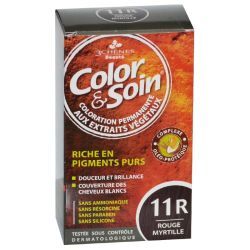 Color et Soin Coloration Permanente - 11R rouge myrtille - 60 ml + 60 ml + 15 ml