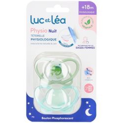 Sucet Nuit Physiologique +18M - P9 x2