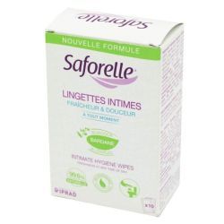 Lingettes Intimes Fraîcheur et Douceur - 10 sachets