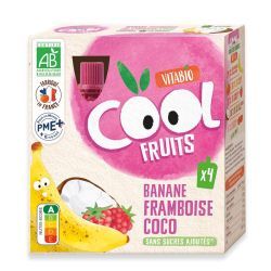 Vitabio Banane Framboise Coco - 4x85g