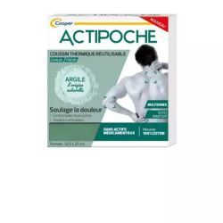 Actipoche Coussin Thermique Multi-Zones Argile - 12.5 x 27 cm