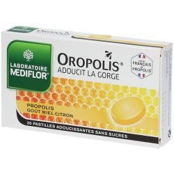 Oropolis Miel Citron - 20 pastilles