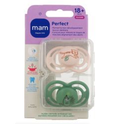 Sucette Perfect Silicone 18+ - lot de 2