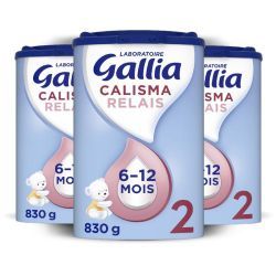 Tous les Laits infantiles Laboratoire Gallia Calisma Relais 2ème âge - 830g