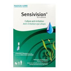 SENSIVISION AU PLANTAIN, collyre en récipient unidose