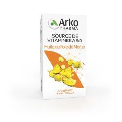 Arkogélules® Huile de Foie de Morue - 60 capsules