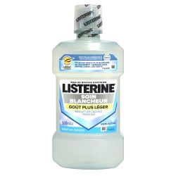 Listerine Bain de Bouche Soin Blancheur Goût Plus Léger - 500 ml