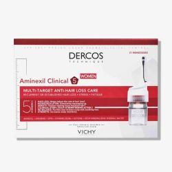 DERCOS Aminexil Clinical 5 Femmes - 6 ml x21 monodoses
