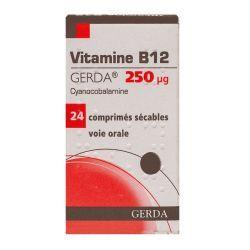 VITAMINE B12 GERDA 250 microgrammes, comprimé sécable - 24 comprimés