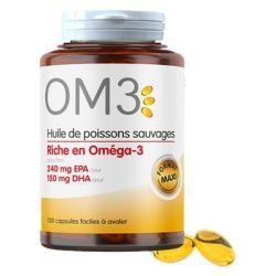 Huile de Poisson Om3 - 120 Capsules