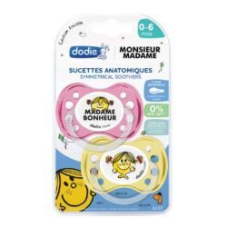 Sucettes anatomiques 0-6 mois - duo