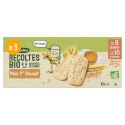 Goûters et desserts Mon 1er Biscuit bio - Lot x3