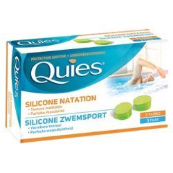 Protection Auditive Silicone Natation - 3 paires