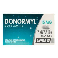 DONORMYL 15 mg - 10 comprimés pelliculés sécables