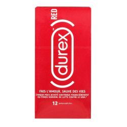 Durex Red - 12 Préservatifs Fins