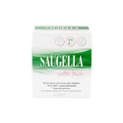 Saugella cotton touch, 14 serviettes extra-fines Jour