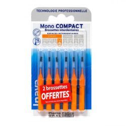 Mono Compact Brossettes Interdentaires Orange - 4 unités