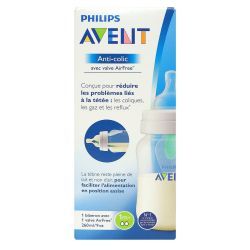 Avent Anti-Colic avec Valve AirFree Biberon 1 Mois et + -  260 ml 