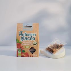 Tisanes Infusion glacée bio Fraise Grenade - 6x 1L