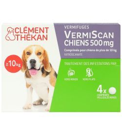 CLEMENT THEKAN VermiScan Chiens de plus de 10 kg - 4 comprimés