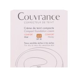 COUVRANCE Crème De Teint Compact  Confort SPF30 Miel 04 - 10g